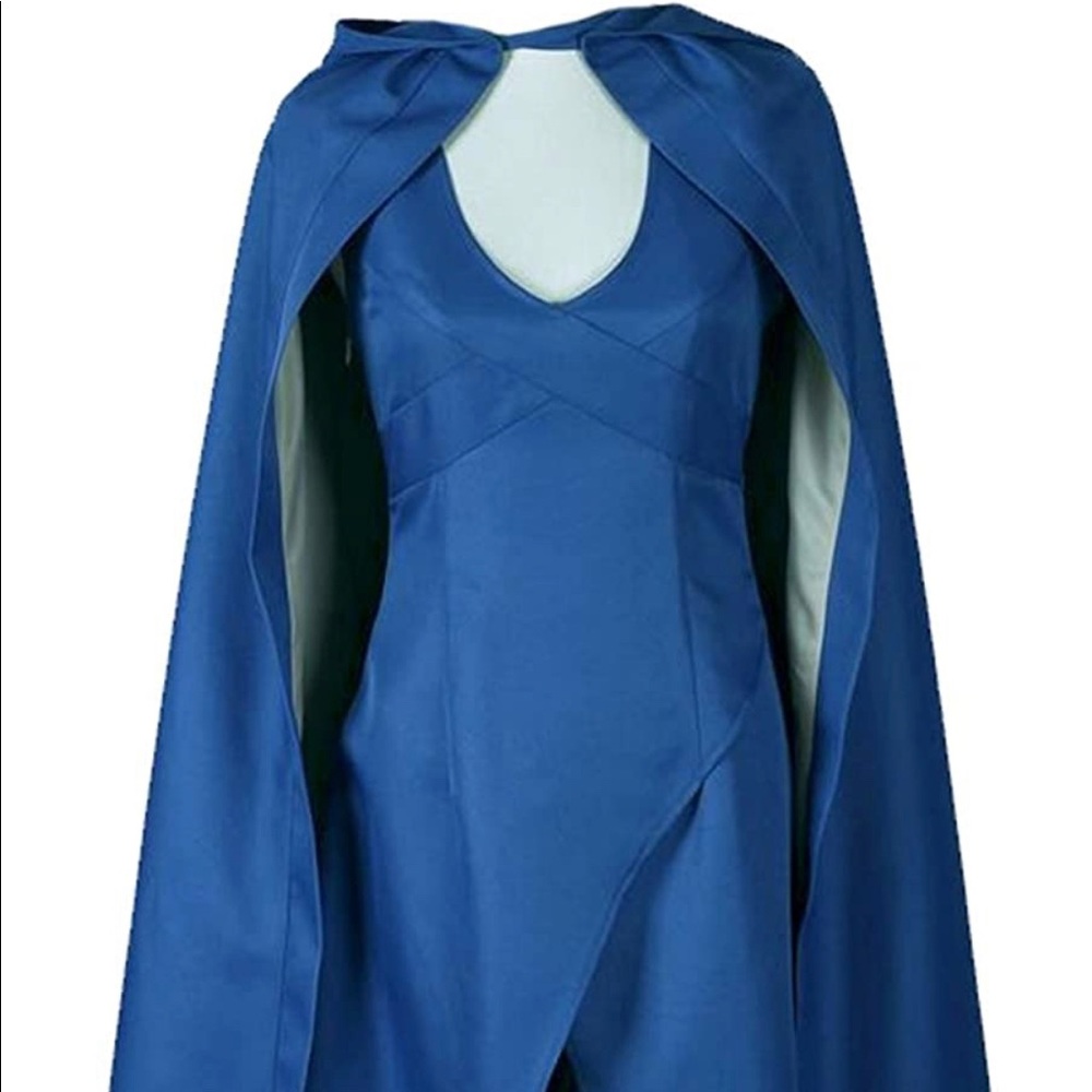 Khalessi Cosplay Show Costume Dress Cloak